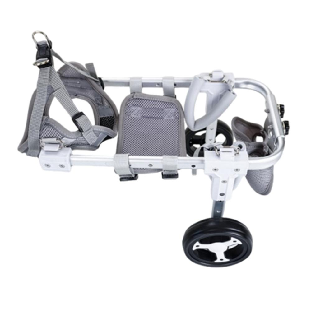 Lightweight Aluminum Pet Mobility Cart Adjustable Pet Rehabilitation Wheelchair  Pet Mobility