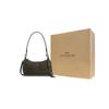 COACH Teri Cow Leather Crossbody Bag, Shoulder Bag Small Women's Army Green CCE42-QBARY