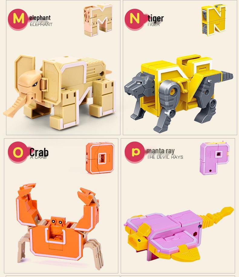 Dinosaur Robot Transformation Toy Set for 6-Year-Olds