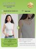 Ice-Feel Breathable Tencel Knit Women's High Neck Sleeveless Top