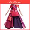 Fairy Dream Leaf Lori Qi Na Cosplay Outfit With Satin Fabric For Anime Themed Entertainment Girls