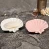 Ceramic Drain Rack Self Draining Soap Drying Rack Not Easily Deformed Shell Conch Soap Box  Shower