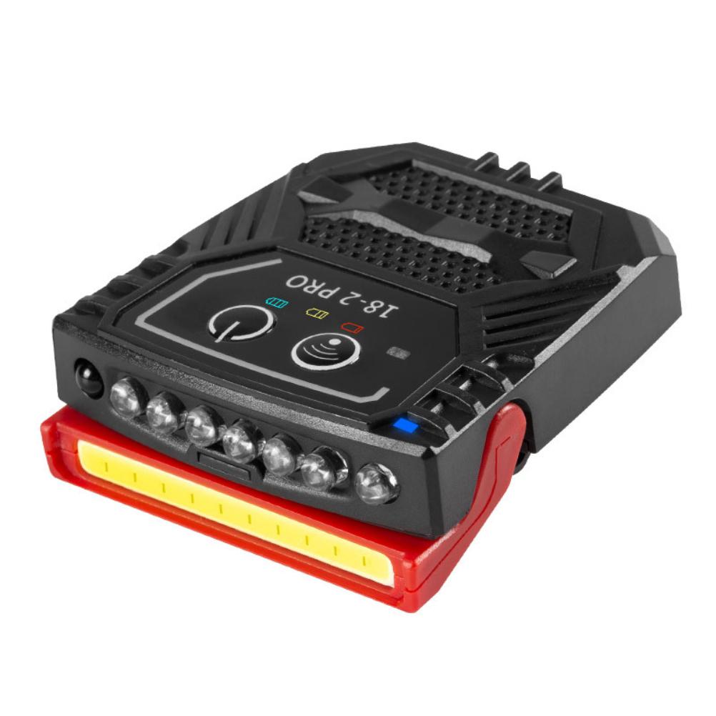 Waterproof LED Sensor Headlights Hat Light 180 Degree Rotatable Adjustable Clip On Lights USB