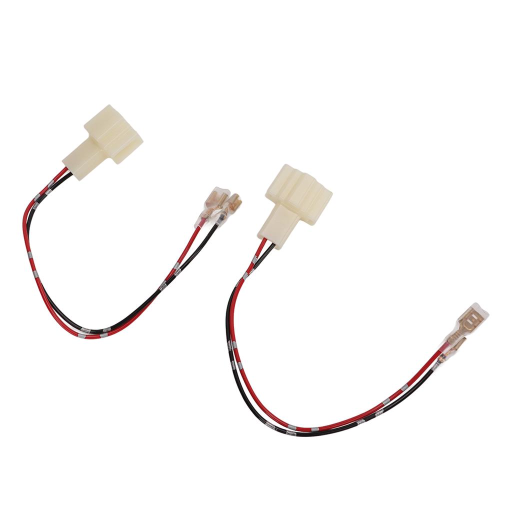 Par Bil Effektförstärkare Mellanbas Högtalare Kabelhärva Adapterkontakt Plug and Play 12V 3A 10W