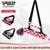 PGM Men's Portable Mini Golf Bag, Holds 5 Clubs, Simple Gun-Style Small Ball Tube