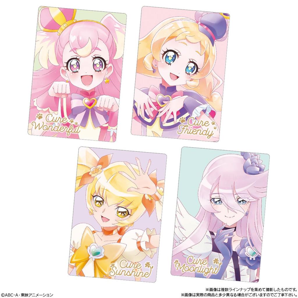 Bandai PreCure Karta Oplatky 10 Cukroví (20 kusů) hračky/oplatky (pečené cukroví) (Řada PreCure)