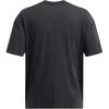 Under Armour Heavyweight Oversized Fashion Comfortable Crew Neck Loose Solid Color Short Sleeve T-Shirt Men Tops Black 1389147-001