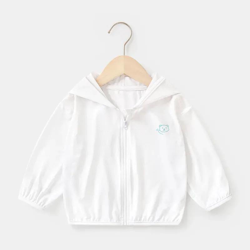 Summer Baby Girls Boys Ice Silk Jacket Kids Cartoon Printed Cardigan Outerwear Toddler Sun Protection Coat Children s Clothing 80cm