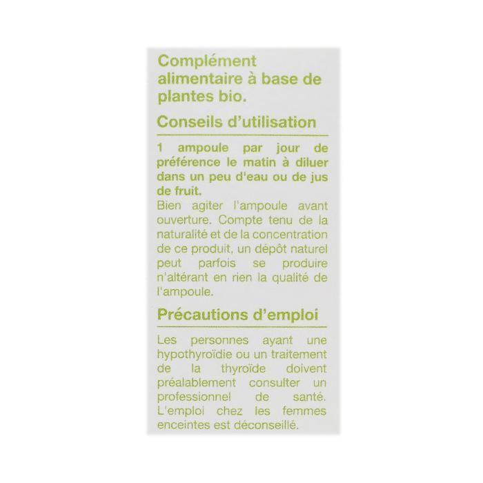 Nat & Form Ampoules Détox Bio 20 Ampoules