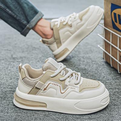 Fashion Casual Bread Shoes Men's Flat Shoes Casual Fashion Adult Thick-Soled Sneakers Classic New Sports Shoes for Students