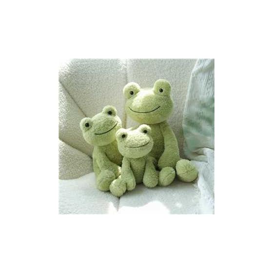 Apricot Lamb Arctic Velvet Frog Plush Toy, Soft Cute Fluffy Arctic Velvet Frog for Boys and Girls 18cm