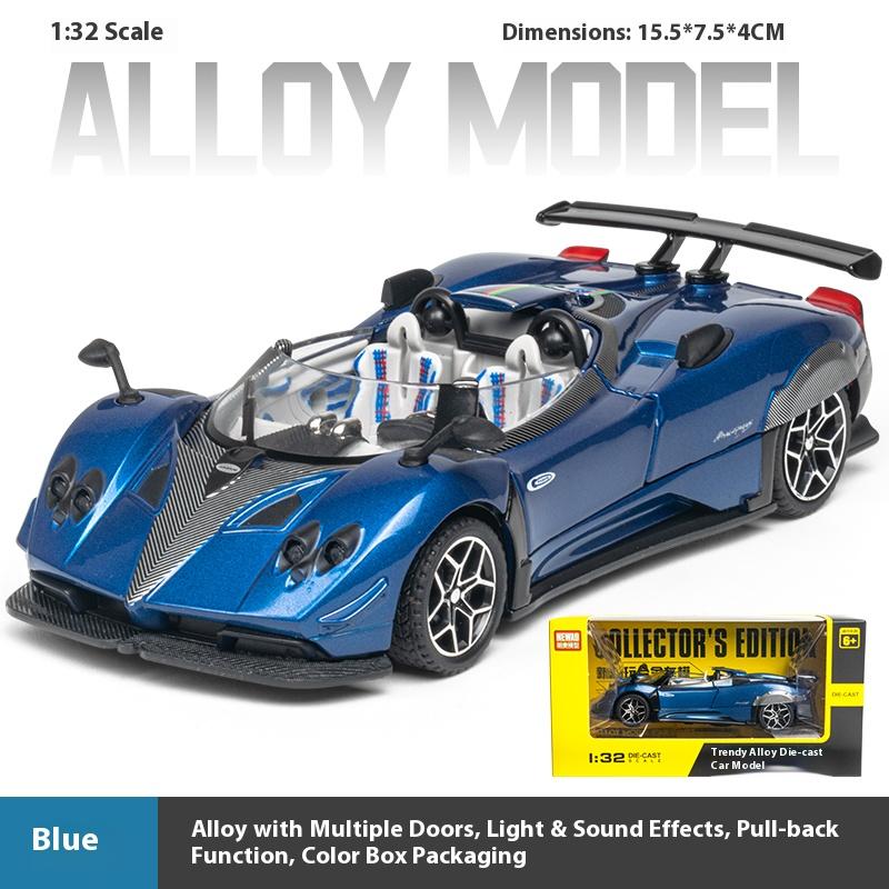 1/32 Pagani Zongta HP Alloy Model Sports Car, Desktop Ornament, The Best Collectible for Car Model Enthusiasts, Halloween Gift