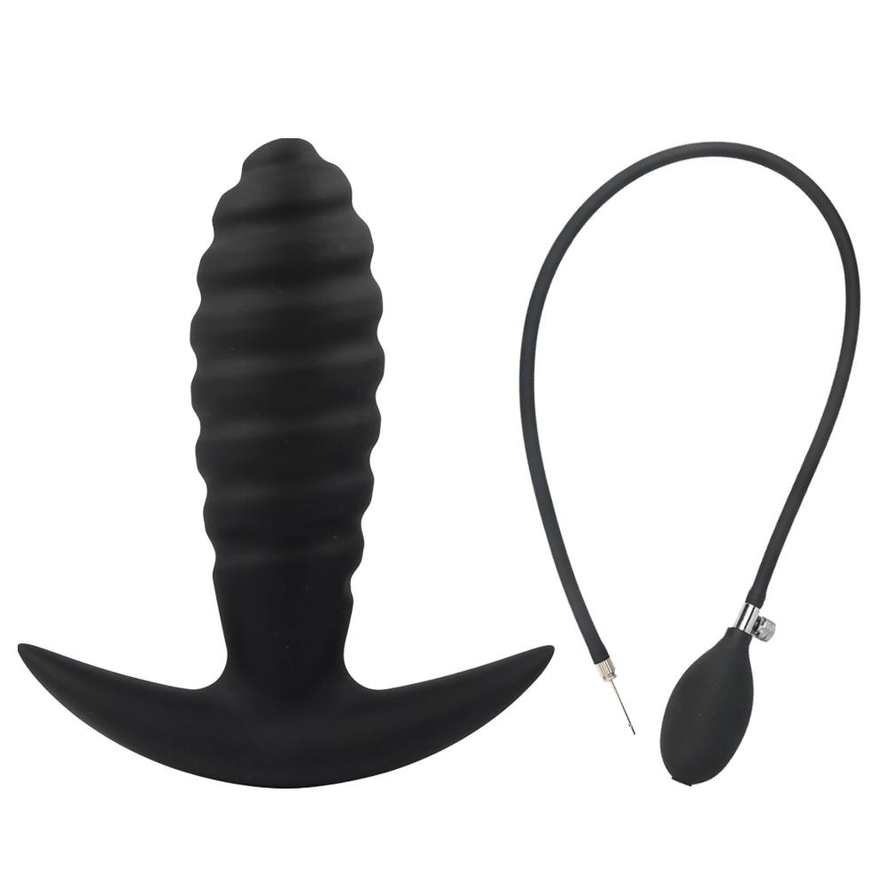 Super Large Inflatable Huge Big Anal Plug Dildo Pump Anal Dilator Expandable Butt Plug Anal Balls Sex Toys Men Prostate
