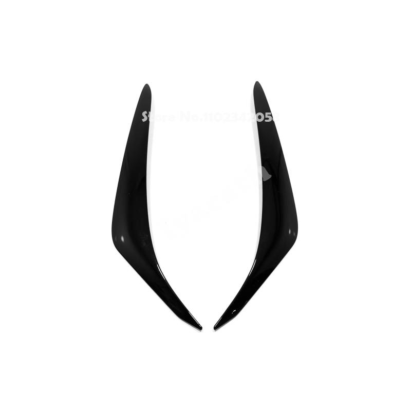 For Toyota Land Cruiser Prado FJ150 FJ 150 2014-2017 ABS Front Headlight decorative strip headlamp eyebrow Exterior Accessories