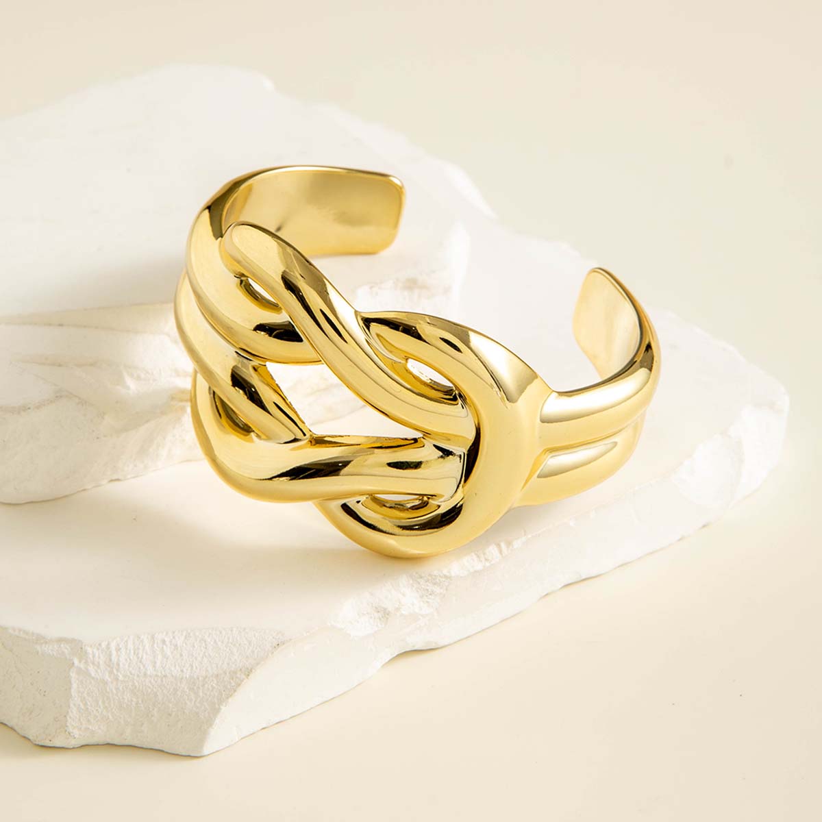 

Модный персонализированный металлический текстурный геометрический открывающийся браслет женские украшения универсальные для повседневного использования