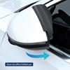 Rearview Mirrow Rain Eyebrow Rain Eyebrows Car Tools Waterproof Carbon Fibre Look Protector Cover For Cars Trucks Suvs Auto
