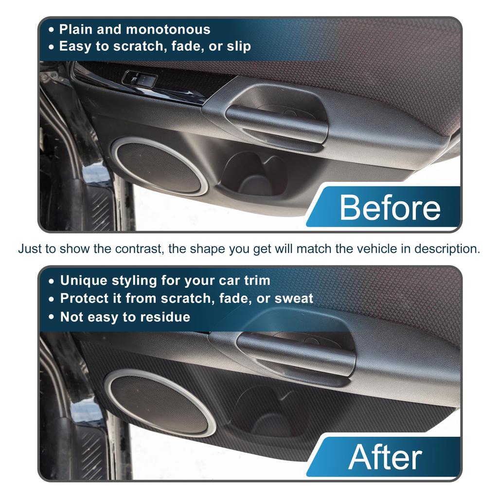 Protetores de Porta TUCKBOLD para Painel de Porta Mazda Proteção de Porta Interior Personalizado Conjunto Completo CX-5 (2017-2021), Protetores, Pastilhas Antichoque, Adesivos,