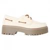 Womens/Ladies Stone Street Nubuck Platform Boat Shoes
