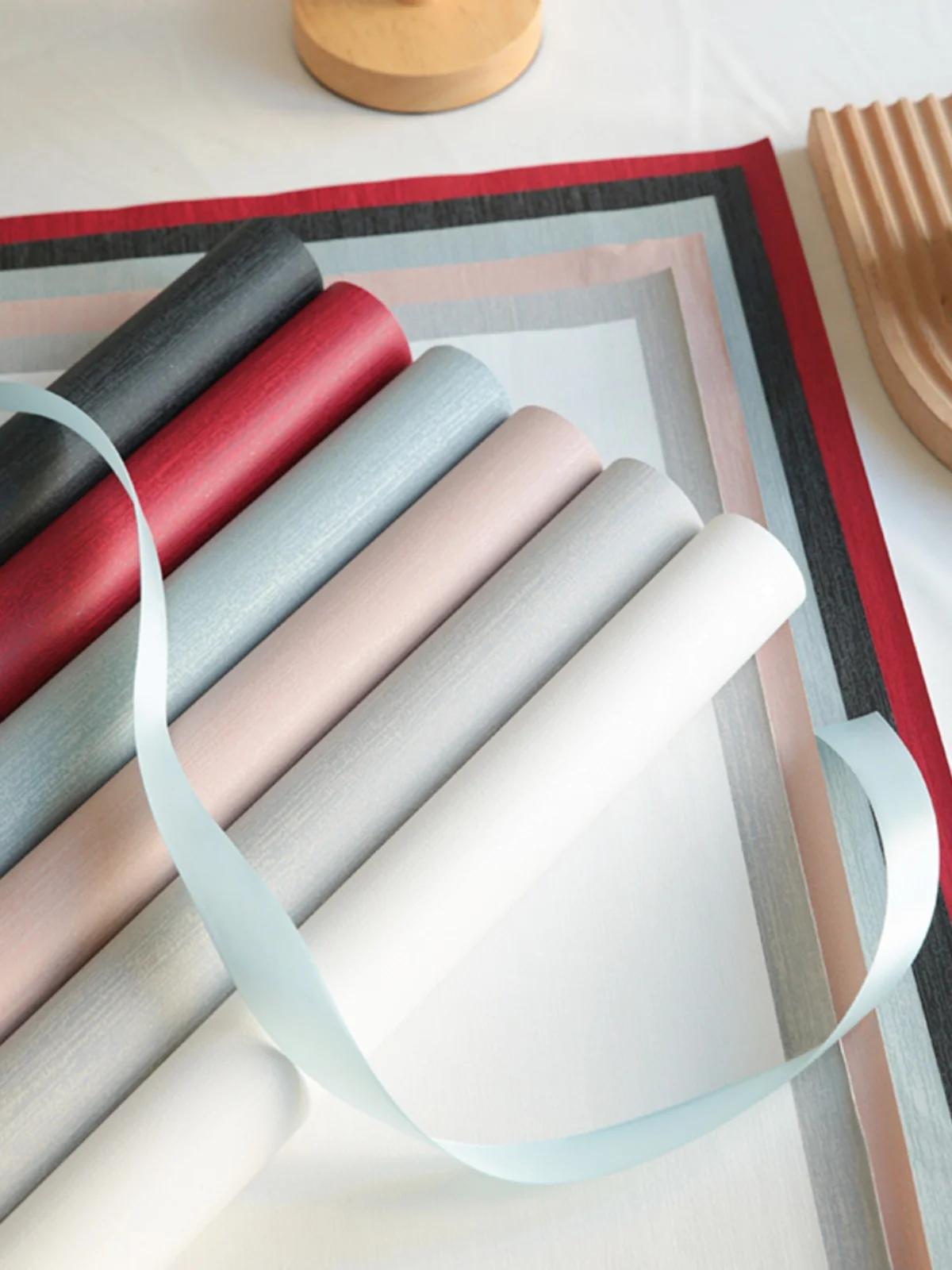 

10 шт. 52*39*см однотонная упаковочная бумага для цветов, минималистская художественная упаковочная бумага, упаковочная бумага для букетов и свежих цветов