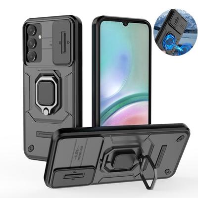 Shockproof Armor Magnetic Holder Ring Case For Samsung Galaxy A15 A25 A35 A55 5G Lens Protect Cover For Samsung A 15 25 35 55