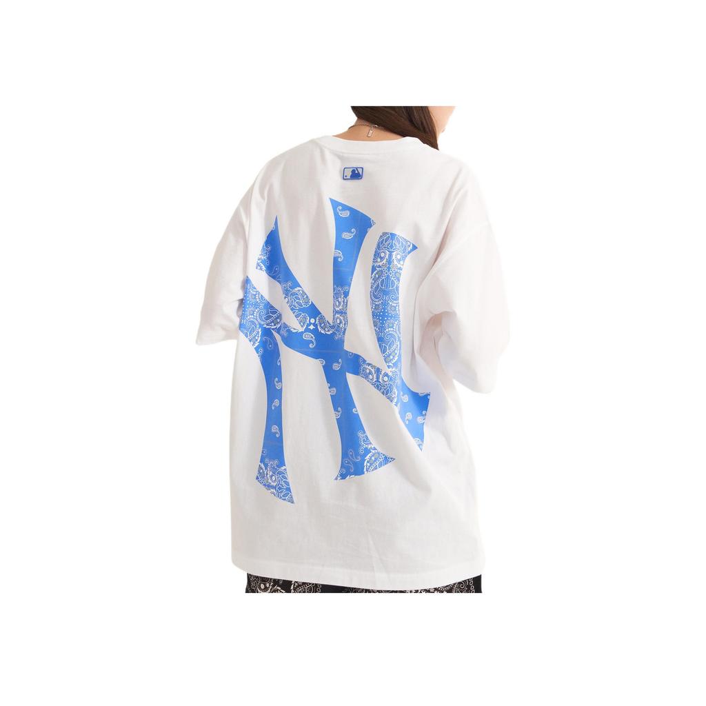 New MLB New York Yankees SS22 T Shirt Unisex White 3ATS53023-50WHS