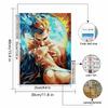DIY Diamond Painting Love Couple Comic Cross Stitch Kit Mosaic Art Diamond Painting Full Circle Diamond Home Decoration