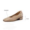 Fashion 2025 New Fashion Hollow Out Women Pumps Square Toe Summer Shoes Chunky Heels Genuine Leather Shoes for Women Handmade Loafers