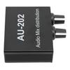 Independent Volume Control Small Sound Mixer 2 In 2 Out Headphone Mixer  For Headphone
