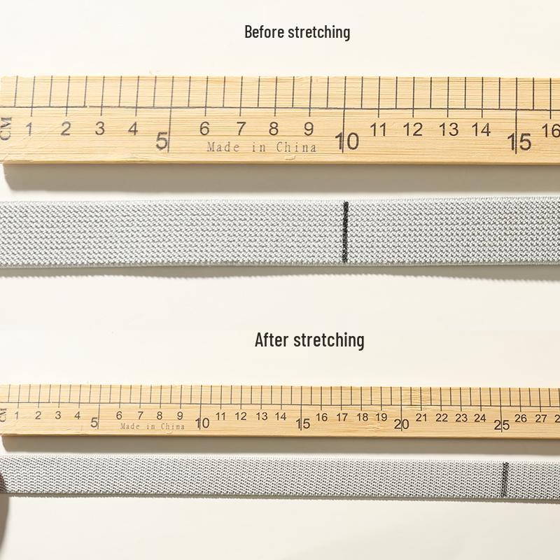2,5 cm dicker doppelter Köper, doppelseitiger elastischer Bund & Autozierleisten-Einfassung für Bekleidungszubehör