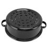 Roasting Pan Enamel Speckled Finish Household Non Stick BBQ Pot Roast Pan With Lid For Roasted Sweet Potatoes Chestnuts