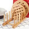 Wooden Sink Bowl Plate Dish Drainer Rack Pot Lid Cover Holder Storage Shelf Rack
