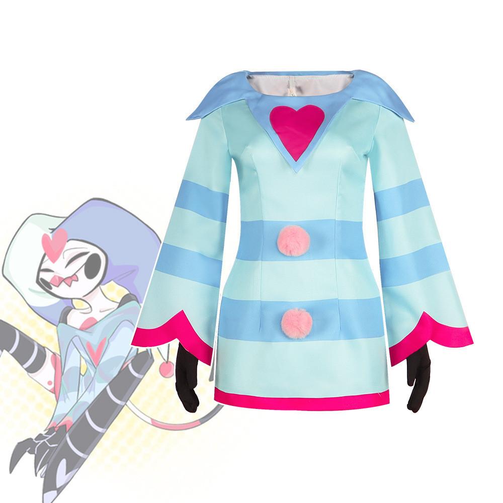 Comfortable Polyester Fizzarolli Cosplay Dress Unisex Anime Game Character Outfit