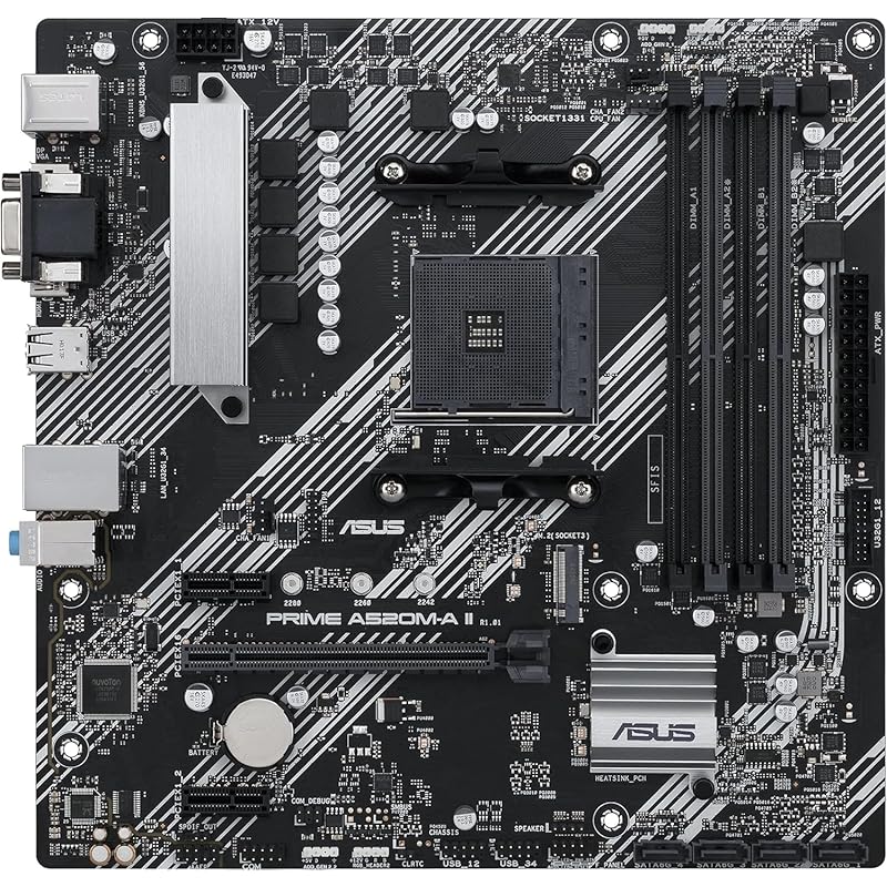 

ASUS PRIME A520M-A II AMD Ryzen 5000 series AM4 correspondence A520 mounted mATX Motherboard/domestic authorized distributor product