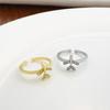 Finger Ring Opening Adjustable Polished Gift Metal Sparkling Airplane Women Ring Jewelry Accessories