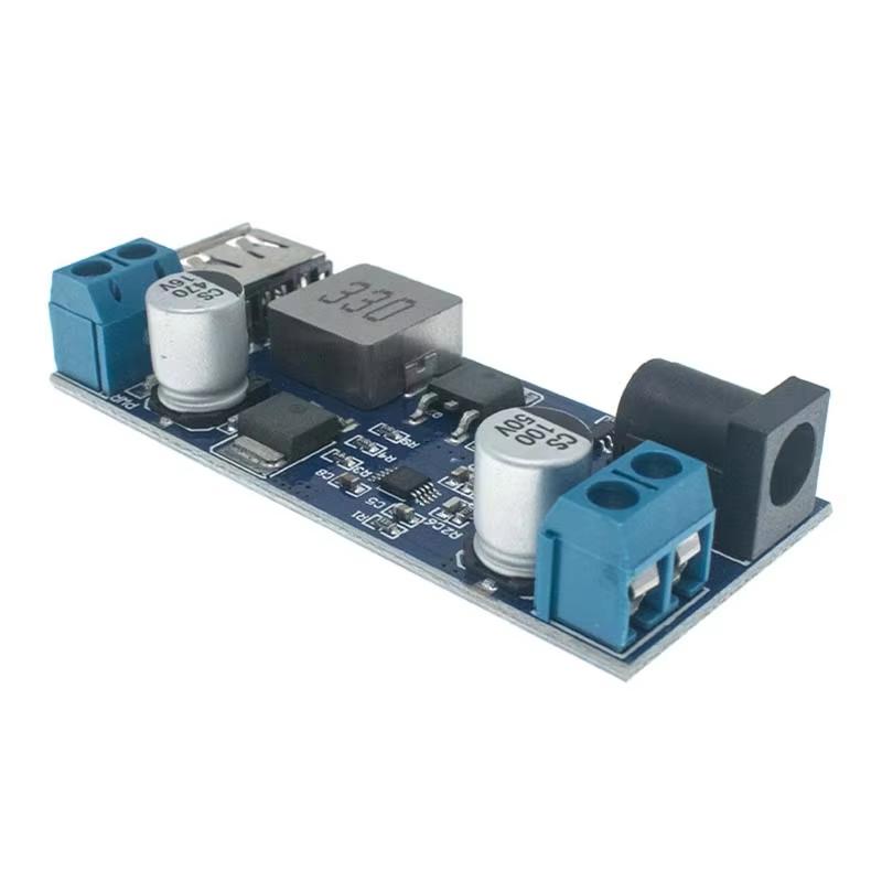DC-DC Converter Module 30W Voltage Step Down Module 9-36V 12V24V To 5V 6A USB Charging Power Supply Voltage Regulator