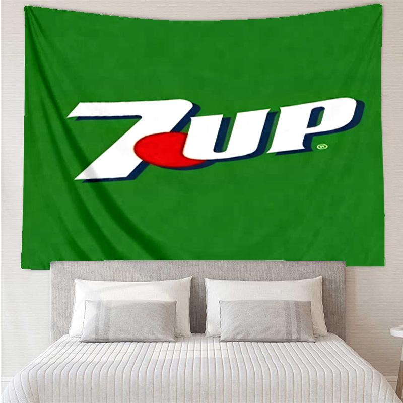 Refreshing 7-up On A Hot Day Tapestry Room Decoration Wall Hanging for Living Room Bedroom, Dormitory, Birthday and Christmas Gifts
