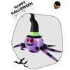 Halloween Pumpkin Inflatable Model 2.3m, Spider With Witch Hat, Halloween Decoration Inflatable Model