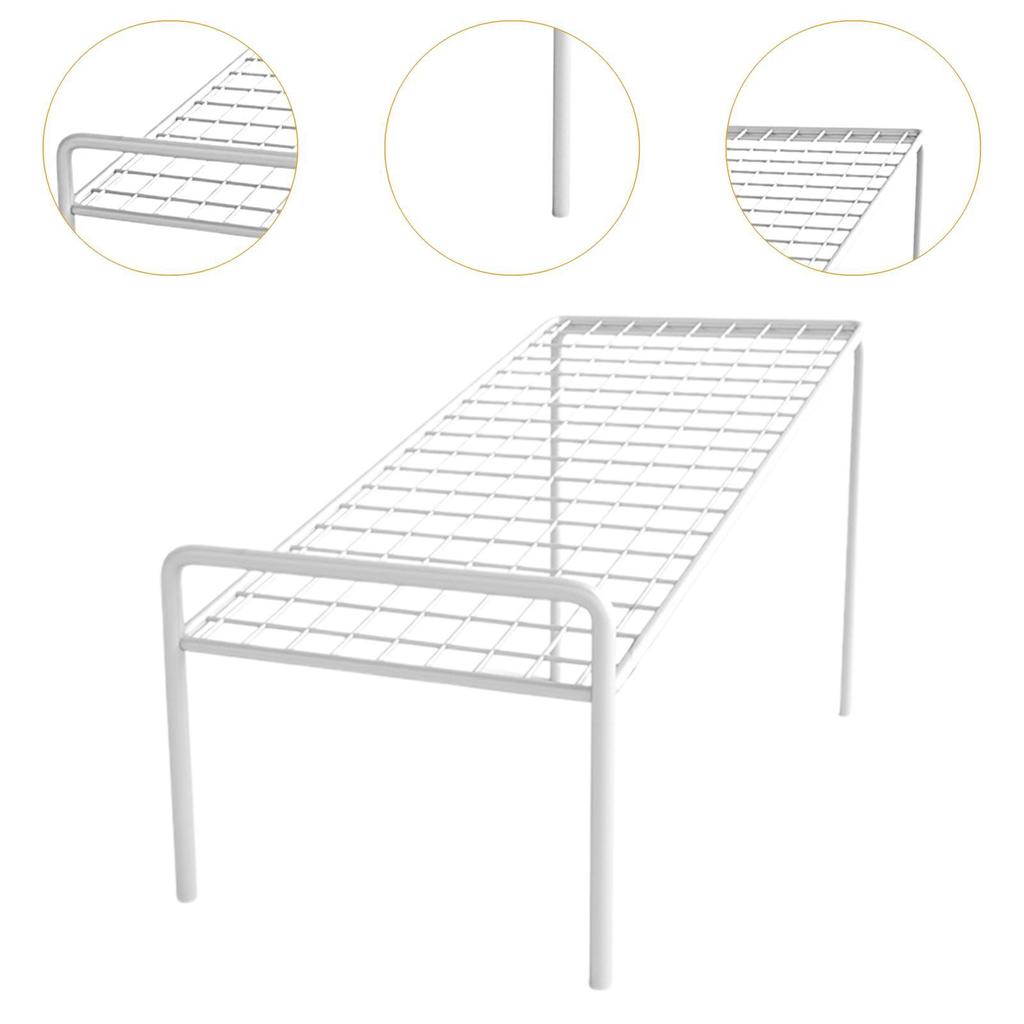 Shoe Slots Organizer Double Layer Multifunctional Portable Decor Fashion Holder Shelf for Hall Closet Entrance Porch Dormitory