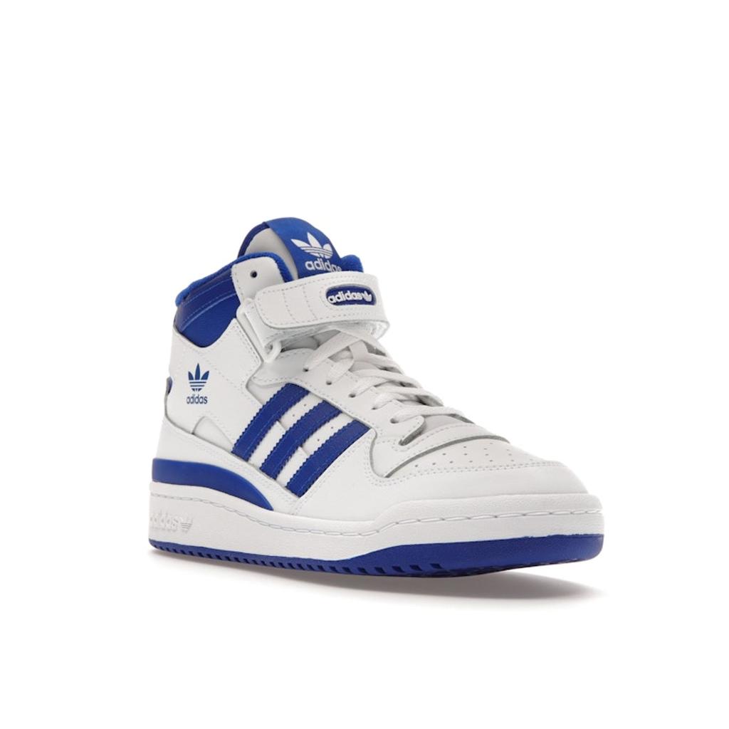 Adidas Forum Mid Weiß Königsblau Unisex Sneaker Wolkenweiß FY4976