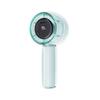Transparent Portable Handheld Fan 111 Speed Adjustable Color Light Mini Electric Fan with Lanyard LED Digital Display