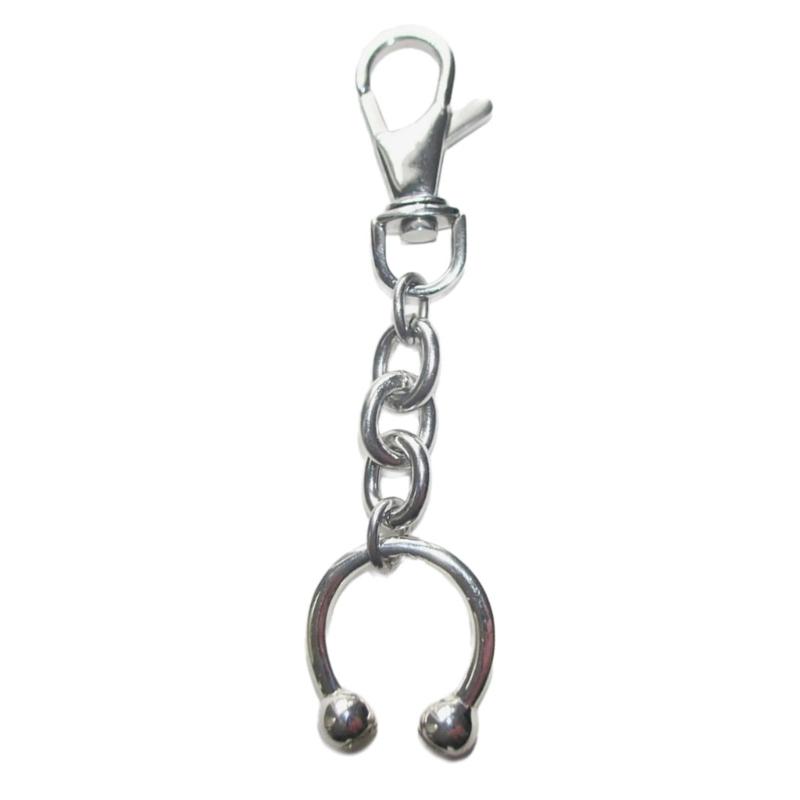 Stainless Steel Horseshoe Pendant Unique Ear Jewelry Fashionable Bag Charm Stylish Pendant Earrings for Any Occasion