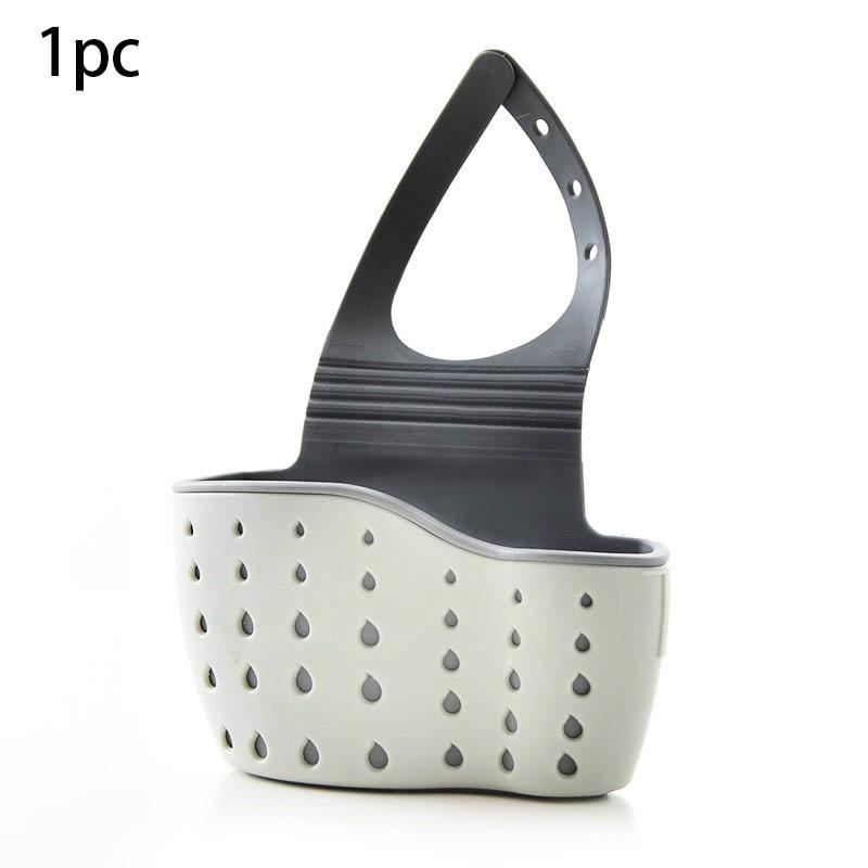 Home decorate Storage Drain Basket Kitchen Sink Holder Adjustable Soap Sponge Hanging Drain Basket Bag Kitchen Accessories