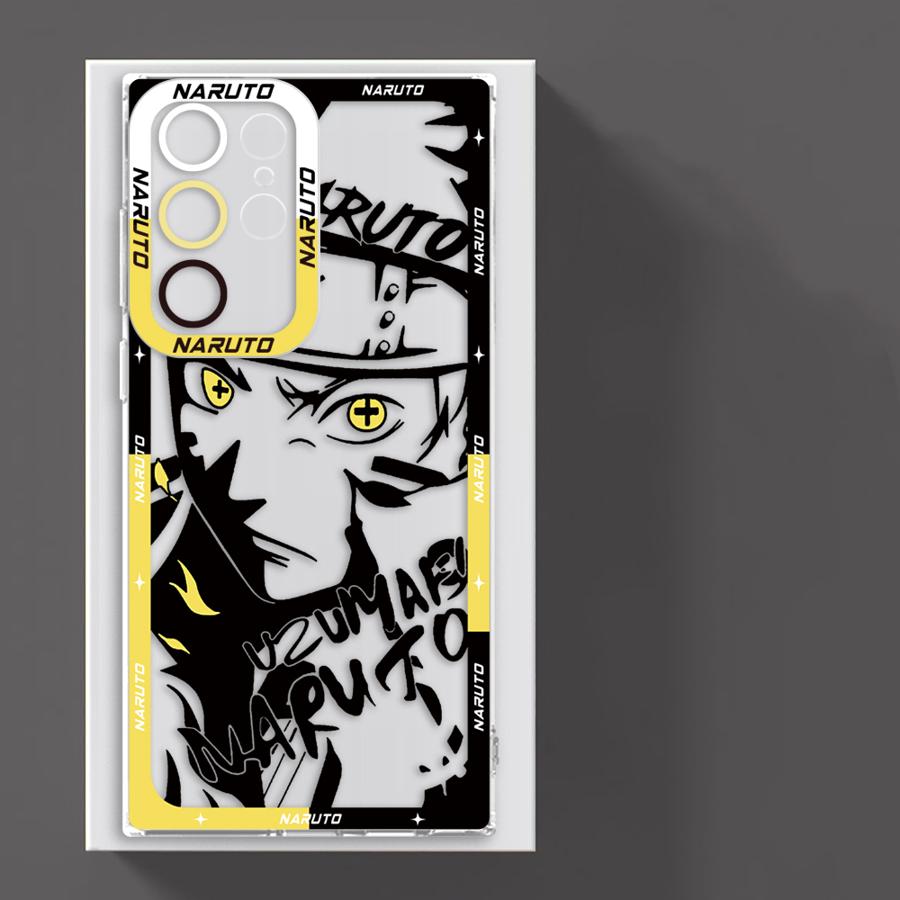 

Anime Uchiha Sasuke Case for Samsung Galaxy S21 S20 Plus S22 FE S23 Ultra S24 Note 20 Ultra 10 S25 Edge Clear Phone Cover Galaxy Note20