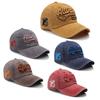 Spring/Summer Unisex Cotton Baseball Cap Vintage Washed with Alphabet  ALWAYS Embroidery - Hip-Hop Inspired Snapback Design