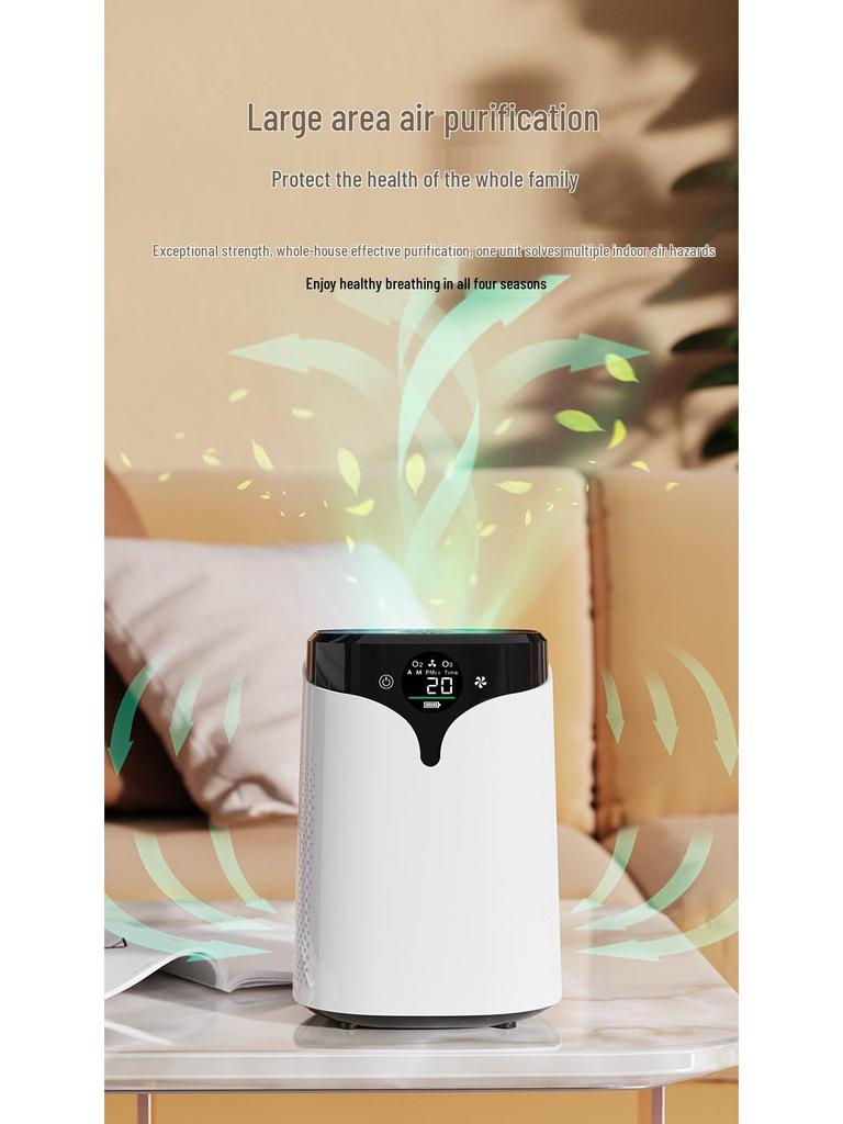Deformaldehyde Odor Removing Air Purifier: Eliminates Smoke, Sterilizes, and Provides Negative Ion Purification for Bedrooms
