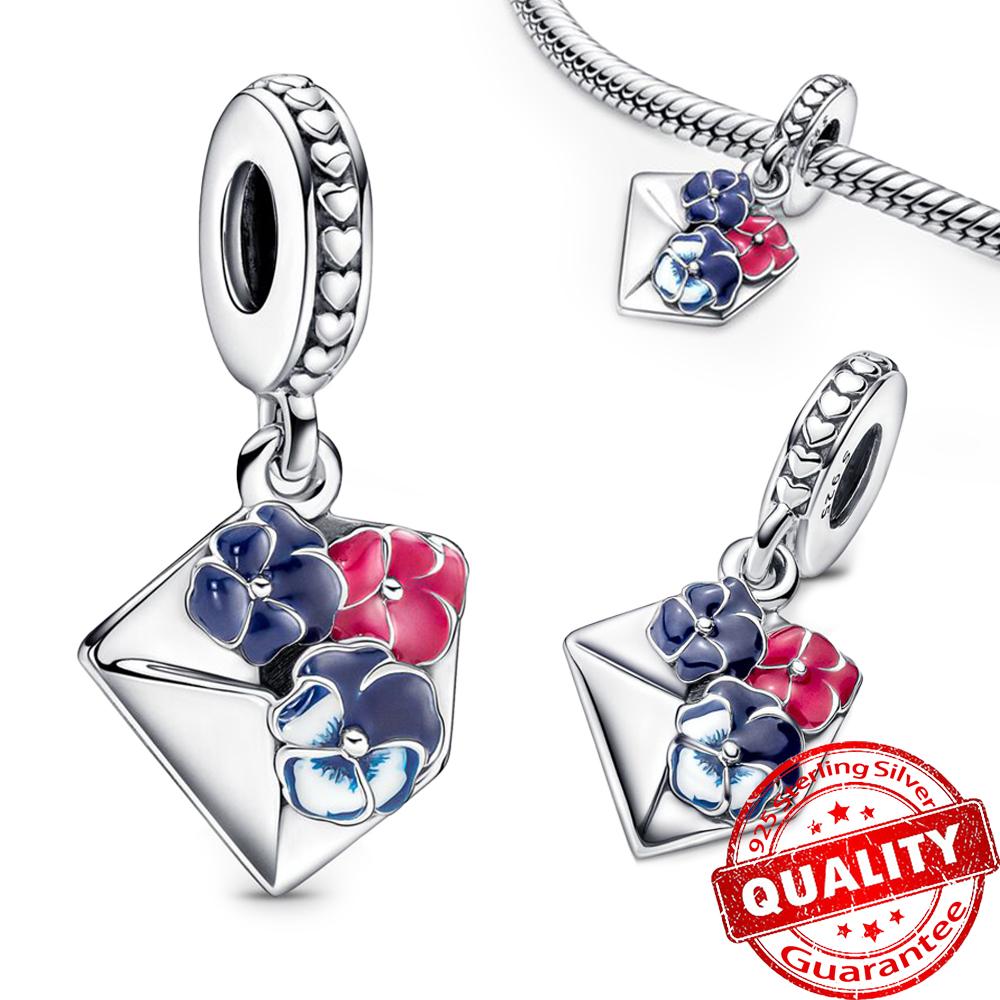 Copper Starfish Beads & Butterfly & Dragonfly Dangle Charm Fit Snake Bracelet Boutique Necklace Blue Pendant Gift