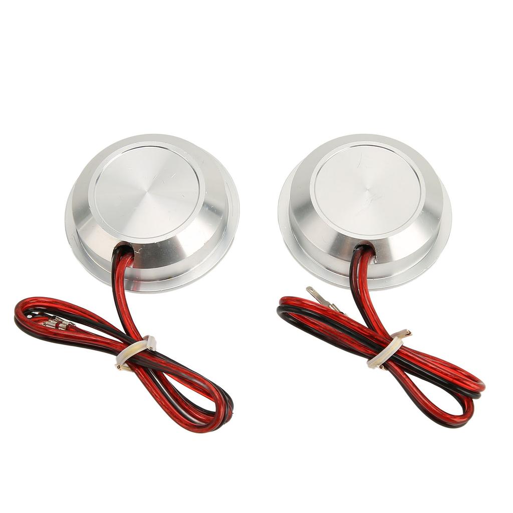 2pcs 150W Dome Tweeter 2 Way System High Sensitivity Silver Black Dome   Tweeter for Car   Systems