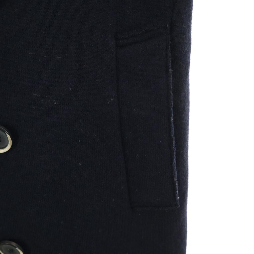 BARENA Made In Italy Knit Pea Coat 48 Navy P Coat Men's Used