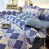 Printed Pure Cotton Student Dormitory Three-piece Four-piece Single Quilt Cover Sheet Pillowcase Duvet Cover