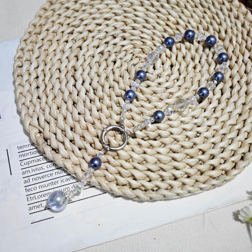 Butterfly Light Luxury Style Diamond-encrusted High-end Mobile Phone Lanyard Anti-lost Mobile Phone Rope Mobile Phone Chain Case Pendant Drill Ring